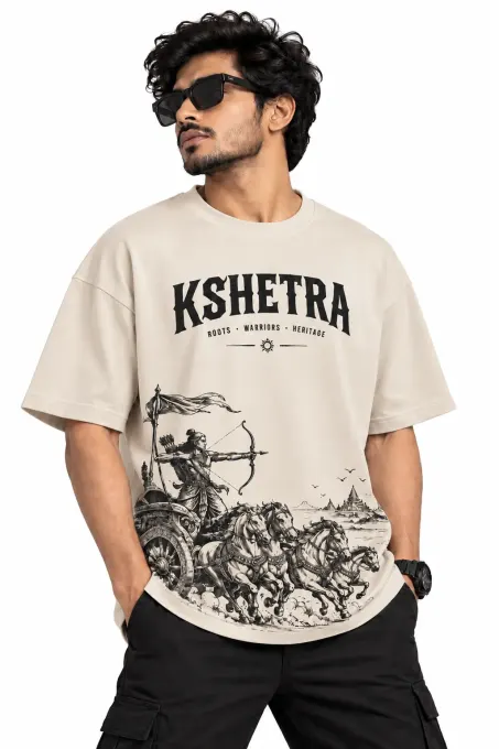 Kshetra Warrior Heritage Oversized T-Shirt