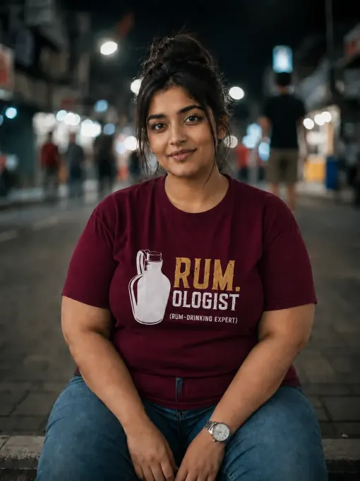 Plus-size unisex regular-fit Supima cotton t-shirt in maroon, black and navy blue shown front view