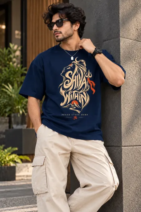 Shiva Within Oversized T-Shirt