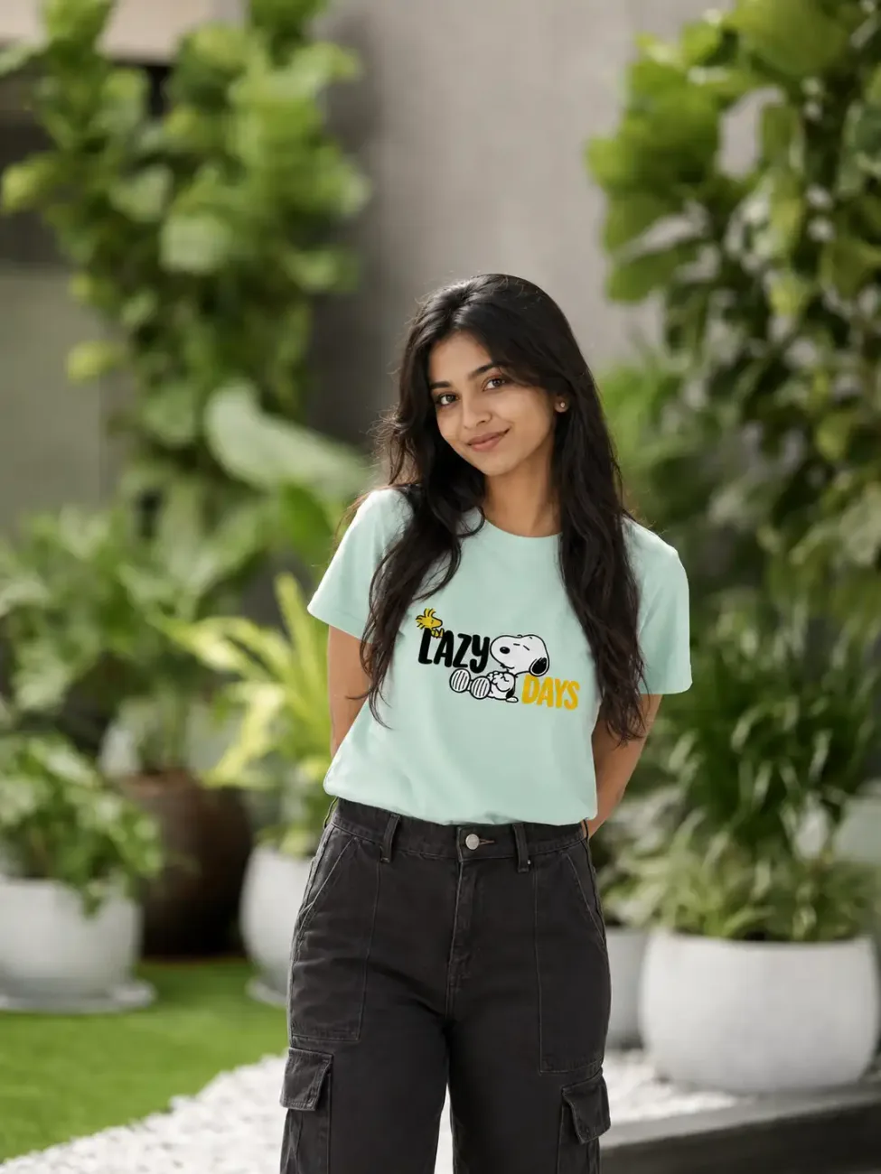 Snoopy Lazy Days Graphic T-Shirt