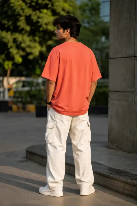 Oversized graphic t-shirt with a large spider motif and the word 'Responsibility' printed on the front