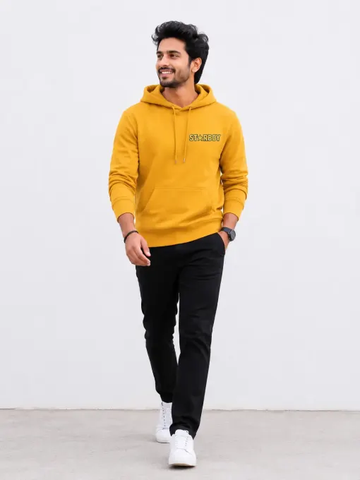 Starboy Mustard Yellow Pullover Hoodie