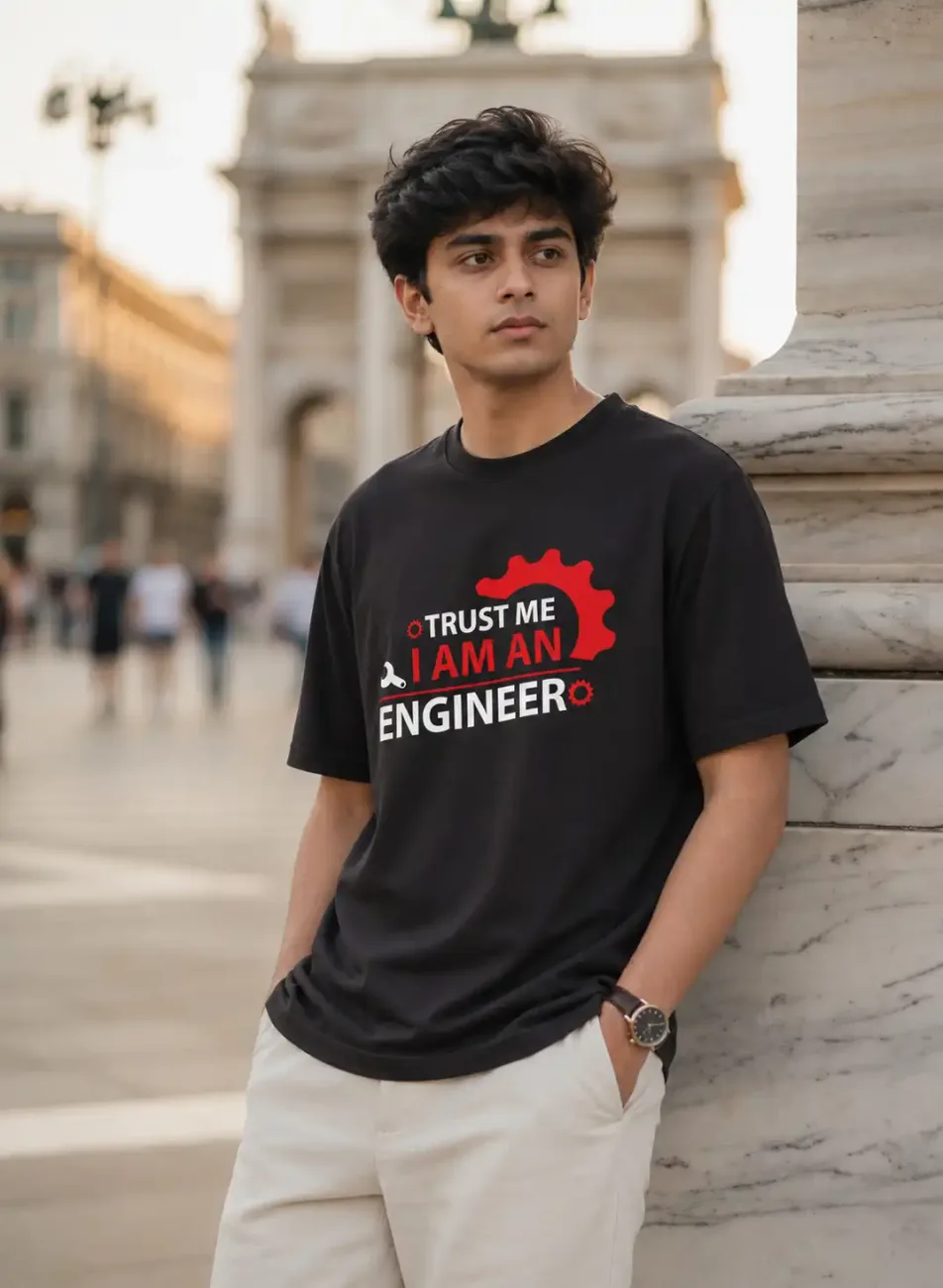 Trust Me I Am An Engineer Graphic Supima Cotton T-Shirt