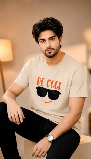 Unisex "Be Cool" Sunglasses Graphic T-Shirt