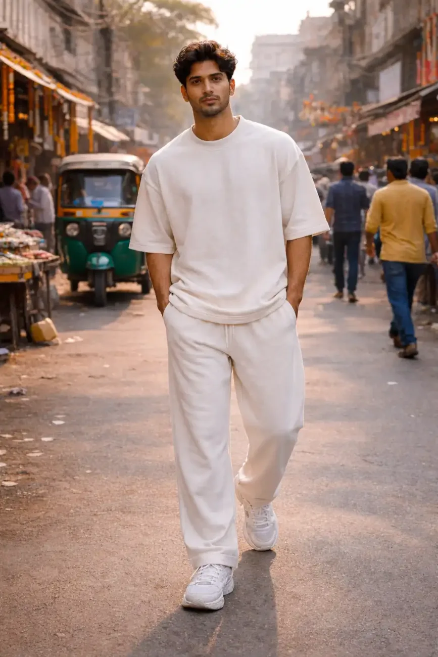 Unisex Cream Sweatpants