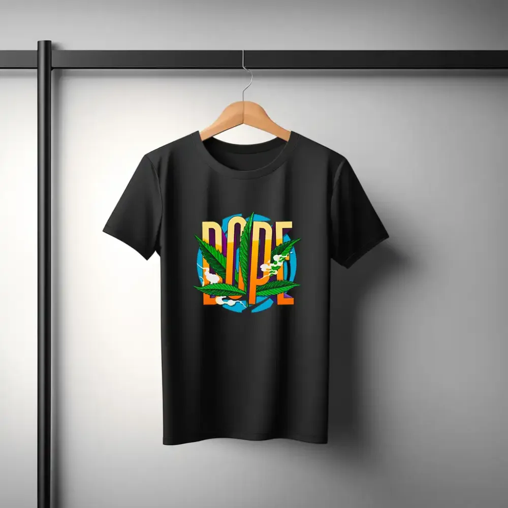 Unisex "Dope" Leaf Graphic T-Shirt