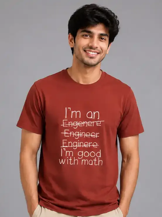 Unisex "Engineer Spelling" Humor Graphic T-Shirt