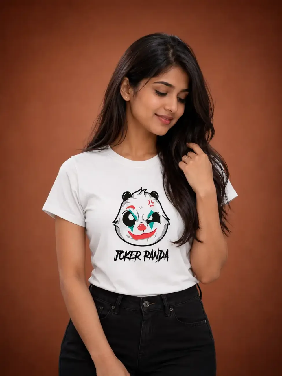 Unisex "Joker Panda" Graphic T-Shirt