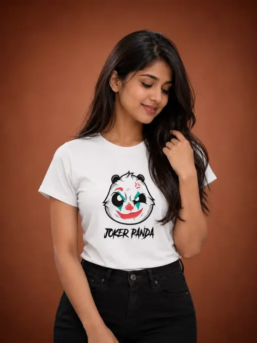 Unisex "Joker Panda" Graphic T-Shirt