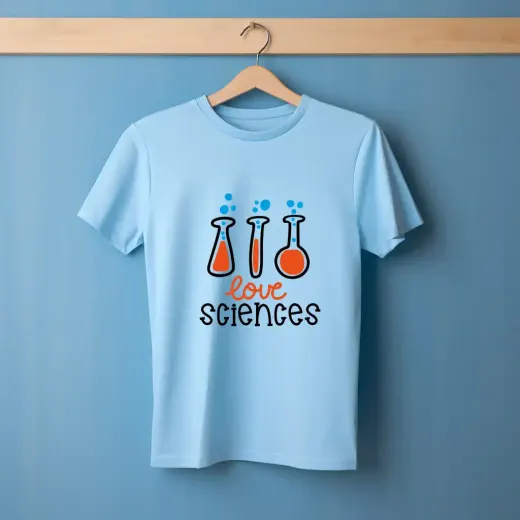 Unisex "Love Sciences" Chemistry Graphic T-Shirt