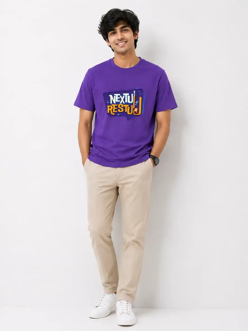 Unisex "Nextu Restu" Colloquial Graphic T-Shirt