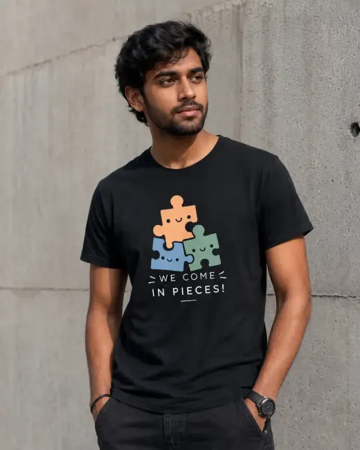 We Come In Pieces Graphic Supima Cotton T-Shirt